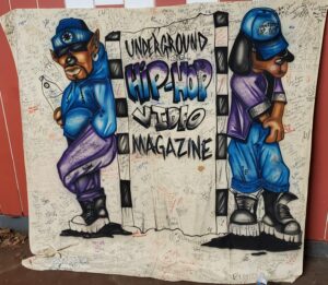 The banner of the historic Underground Hip-Hop Video Magazine #UHHVM #UndergroundHipHopVideoMagazine