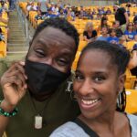 My folk DJ Miss HER @iammissher at a Pitt football game. Heinz Field.